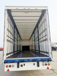 45ft Canvas Cover Side Curtain Type <strong>Box</strong> Open <strong>Trailer</strong> <strong>Tautliner</strong> Semi <strong>Trailer</strong> - Product Image 3