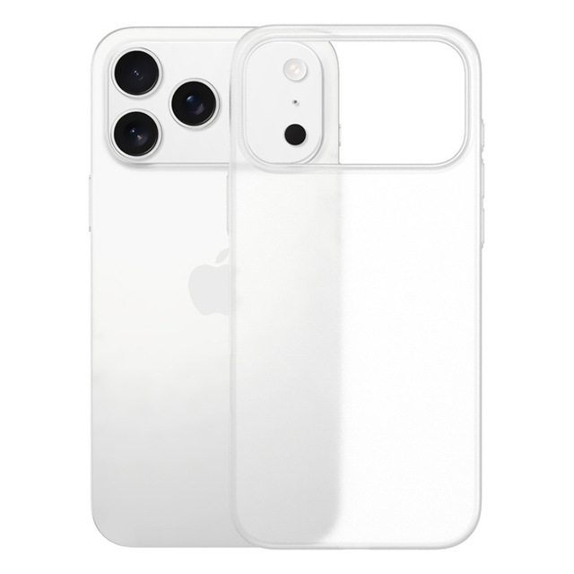 Matte Frosted Translucent PP Phone Case for iPhone 17 18 Pro Slim Light Weight Slim Fit Super Thin Lightweight Hard Phone Case