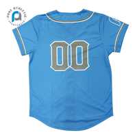Maillot de baseball de conception de fleur nouvellement personnalisé pur logo et nom personnalisés Baseball Softball porter des manches courtes bouton complet