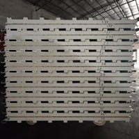 Panneaux de toiture composites en aluminium et acier, isolés en polyuréthane, résistants au feu, résistants à l'eau, écologiques, de style européen moderne