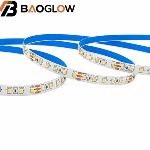 ไฟ LED แบบม้วน CCT สองสี 120LED/เมตร 2835 LED Tape Light 12V 12W/เมตร แผงขนาด 8 มม. ตัดได้ทุกๆ 5 ซม. 3000K+6500K/12000K สำหรับใช้ภายในอาคาร ห้องน้ำ - Product Image 3