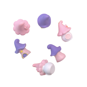 100 Stück Harz-Miniatur-Feehäuser und -Schlösser, Niedliche Feengarten-Zwerge, Moos-<span class=keywords><strong>Terrarium</strong></span>-Deko, Bonsai-<span class=keywords><strong>DIY</strong></span>-Schleim-Zubehör - Product Image 3