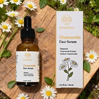 Kit de Soins Visage Apaisant et Hydratant à la Camomille Fermentée : Nettoyant, Tonique, Sérum, Crème et Masque à l'Argile pour Peaux Sensibles