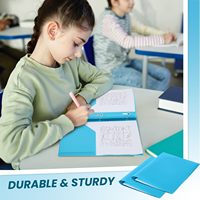 Prix d'usine, classeur à 3 anneaux, dossier de documents, logo personnalisé, dossiers de poche pour les enseignants et les étudiants, fournitures de bureau