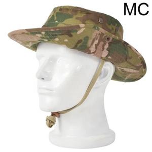 Sombrero Táctico de Ala Ancha para Exteriores, Estilo Boonie, Camuflaje, Transpirable, para la Selva, con Ojales y Cordón, Hecho de Nailon, Poliéster y Algodón - Product Image 5