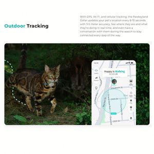 Dispositif de suivi d'activité et de bien-être GPS pour chats et chiens, prêt pour l'extérieur, surveillance de la santé des animaux de compagnie - Product Image 3