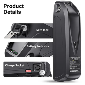 Batterie de vélo EU 48V, pack de batteries au lithium de haute qualité 48V 13Ah 15Ah 20Ah Hailong 5 broches pour vélo électrique - Product Image 3