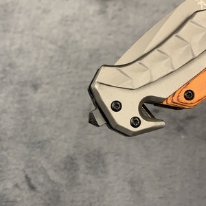 Cuchillo de Bolsillo Plegable Personalizable Green Forest HK, Grado OEM, para Camping, Hoja de Acero Inoxidable 3CR13 Ultra Afilada, No Ajustable - Product Image 5