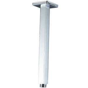 Brazo de ducha de techo Zhuojiangfang, cuadrado, cromado, con barra de conexión de pared, extensible en 4 puntos - Product Image 5