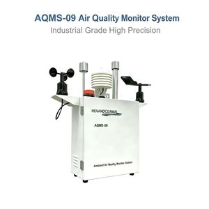 Monitor de Calidad del Aire Exterior Multigas Pm2.5 AQMS-09 con Clasificación IP55, Índice Meteorológico Personalizado y Pantalla LED Externa para Uso Residencial - Product Image 1
