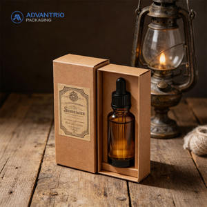 Flacon Compte-Gouttes Ambré en Verre de 5ml 10ml 15ml 20ml 30ml 50ml 100ml pour Huile Essentielle Cosmétique et Sérum - Product Image 2