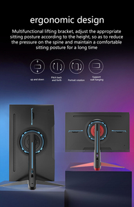 จอคอมพิวเตอร์ขนาด 27 นิ้ว ความละเอียด 2K 165Hz สำหรับเล่นเกม แบบโค้ง 120%sRGB 1ms R1800 จอคอมพิวเตอร์พีซี - Product Image 2