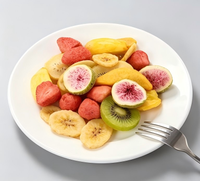 Zoete smaak FD gevriesdroogde gehele geconserveerde figuinen in bulk, knapperige figuinsnacks fruit