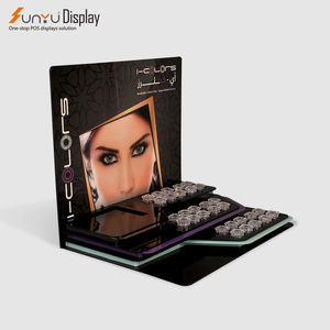 Sunyu Factory Venta al por mayor <span class=keywords><strong>Lentes</strong></span> <span class=keywords><strong>de</strong></span> <span class=keywords><strong>contacto</strong></span> <span class=keywords><strong>de</strong></span> acrílico negro personalizado Soporte <span class=keywords><strong>de</strong></span> exhibición <span class=keywords><strong>Tienda</strong></span> minorista Estante <span class=keywords><strong>de</strong></span> exhibición <span class=keywords><strong>de</strong></span> cosméticos - Product Image 3