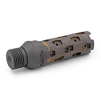 Couronne Colonne Diamant CNC Doigt Bit 25x50mm pour Dekton/Granite/Marbre 1/2 "Gaz Shank Fraise Personnalisé OEM