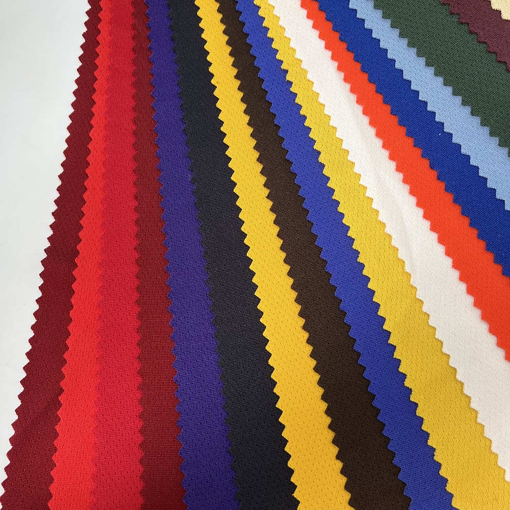 Лучшее качество, 100 полиэстер, Dri Fit, Спортивная Джерси «птичий глаз», сетчатая текстильная ткань для мужской футболки