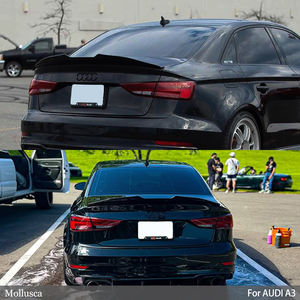 สปอยเลอร์หลังคาร์บอนไฟเบอร์แท้ทรง PSM สำหรับ A3 S3 RS3 8V ปี 2013-2020 - Product Image 6