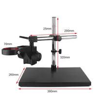 Microscope stéréo trinoculaire à double tige 35X-90X avec caméra numérique USB 48MP 4K pour réparation de téléphones portables et de cartes PCB