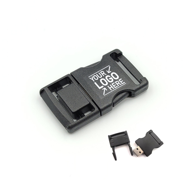New Plastic Buckle Custom logo 2.0 8GB 16GB 32GB Pen Drive 3.0 128GB USB Thumb Drive 64GB Promotional USB Flash Drive