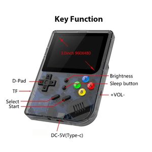 <span class=keywords><strong>Console</strong></span> de jeu portable avec écran IPS <span class=keywords><strong>RG300</strong></span>, 3000 jeux rétro intégrés - Product Image 5