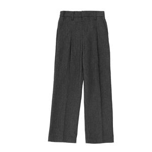 Factory Custom OEM ODM Kids Children <strong>School</strong> Uniform <strong>Navy</strong> <strong>Blue</strong> Front <strong>Trousers</strong> Poly Viscose <strong>School</strong> Uniform Pants <strong>School</strong> <strong>Trousers</strong> - Product Image 2