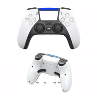 Manette de jeu sans fil pour console Sony playstation ps4, contrôleur, joystick, vapeur, avec padettes, pour pc