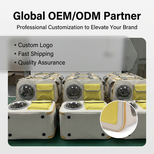 حقيبة قطة بكتف واحد تصميم كبسولة فضاء عصرية محمولة على ظهره متقاطعة مع الجسم للقطط ذات سعة كبيرة تسمح بالتهوية للحيوانات الأليفة - Product Image 6