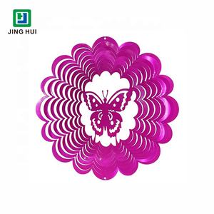 ระเหิดสีขาวทองเหลืองสแตนเลสแขวนต้นไม้ตกแต่งเครื่องประดับช่องว่างลมปินเนอร์ - Product Image 2