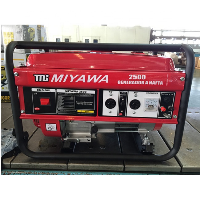 Дизель-генератор 2.5kva Максимальная выходная мощность Набор бензогенераторов, алюминиевый мотор 2000 ватт 220V 2000 W 50 Гц, 50 Гц JS-GS2500 3000 об/мин 1 год