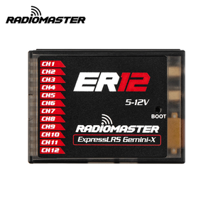 Receptor Radiomaster ER12 2.4GHz ELRS PWM de 12 Canales, Módulo de Radio para Drones FPV, Aviones de Ala Fija y Barcos a Radiocontrol - Product Image 1