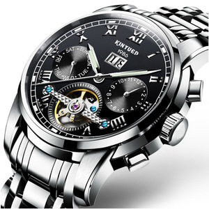 KINYUED 9014 prêt à expédier élégant Design de qualité supérieure Original meilleure vente personnalise les hommes Quartz <span class=keywords><strong>Watcher</strong></span> bande en acier inoxydable - Product Image 2