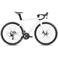 Vélo de course sur route 2026 R5pro avec cadre en fibre de carbone 2D, frein à disque, 24 vitesses, 700*28c