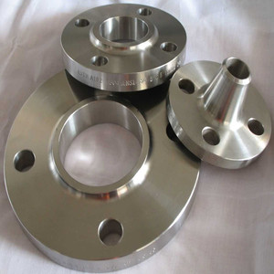 Brida de Acero Inoxidable con Cuello de Soldadura PN16, 4 Orificios para Pernos de 38mm, Pulida, para la Industria Química - Product Image 1