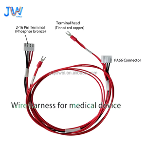 メーカー製小型錫メッキ銅線コネクタ、医療用家庭用電化製品機械電源用フレキシブルIP67規格ケーブルアセンブリ - Product Image 2