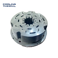 Refroidisseur d'air pour processeur en cuivre nickelé avec 6 caloducs, dissipateur thermique en tour, personnalisé en usine, pour PC de jeu, boîtier ITX