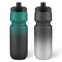 Bouteille d'eau de sport 750 ml, bidon gourde sans BPA, PP, pour le cyclisme en plein air, Trinkflasche, fabricant de logo personnalisé