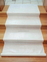 Feutre adhésif blanc JiaMing 160 g/m² antidérapant pour la protection des sols et la couverture des escaliers en rénovation