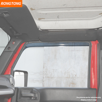 4 Piezas de Parasoles Laterales para Ventanas, Visera Solar, Deflector de Viento y Lluvia, Protector Exterior para Jeep Wrangler JK 2007-2017