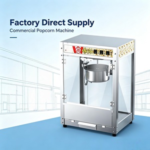 Nueva Máquina de <span class=keywords><strong>Palomitas</strong></span> de Maíz Comercial de Acero Inoxidable para Parques Acuáticos Interiores, Diseño Anti-Salpicaduras, 1250W, 1 Año de Garantía - Product Image 1