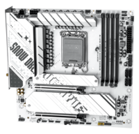 JGINYUE B760EM SNOW DREAM WIFI-W Motherboard M-ATX LGA1700 für Core 12./13./14. Generation I3 I5/I7 Dual-Channel 128GB SATA RAM