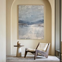 Peinture à l'huile abstraite faite à la main d'art mural moderne personnalisé sur toile tendue photos pour œuvre d'art d'hôtel à la maison