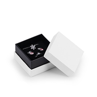 Caja de Regalo de Lujo Personalizada para Joyería Pequeña, para Reloj, con Laminado Mate, Forro de Esponja, Logotipo Personalizado y Cierre Magnético