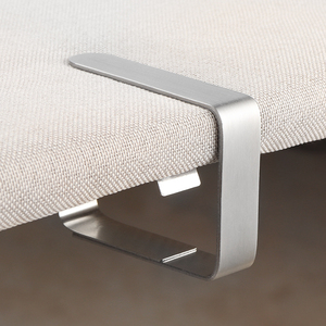 Clips de <span class=keywords><strong>nappe</strong></span> en acier inoxydable, supports de <span class=keywords><strong>nappe</strong></span> en métal robustes, pinces antidérapantes pour pique-nique en plein air, patio, mariage et fête - Product Image 4