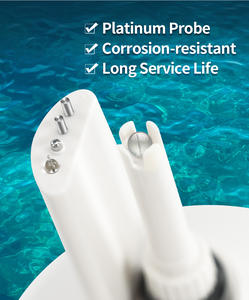 Mais recente 7-em 1 testador de qualidade da água on-line solar para piscinas em tempo real Wifi Ph Orp Tds Ec cloro Temp <span class=keywords><strong>Meter</strong></span> Monitor - Product Image 5