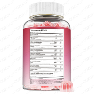 OEM Private Label Women's Multivitamin Gummies Vitamins a C D3 B Complex Calcium <b>Iron</b> Zinc Inositol for Hormone Immune Health - Product Image 2