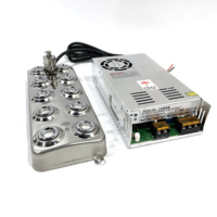 Nébuliseur ultrasonique 250W 6 têtes brumisateur à ultrasons Cool Mushroom Humidifier Mist Make