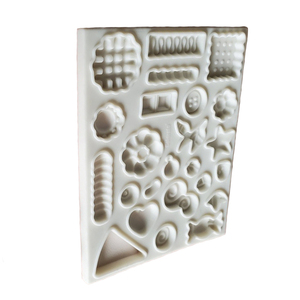 Stampo in Silicone per Torte e Fondente, 3D Rettangolare, 24 Varianti, Mini Cibo Finto Cartoon, Sandwich, Biscotti, Caramelle, <span class=keywords><strong>Dolci</strong></span>, Grafica Fai-da-Te - Product Image 4