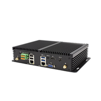 Mini PC industrial Core I5 5200U CPU 8 * USB sin ventilador soporte 4G Win10/11 Linux Ubuntu WIFI máquina computadora de función completa