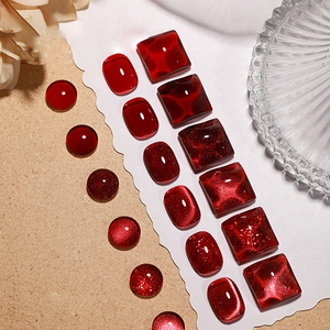 AILANUO Esmalte de Uñas en Gel de 9 Colores, Rojo Dinastía, 15 ml, Efecto Ojo de Gato, Libre de PO y HEMA, OEM ODM, Gel Neón - Product Image 1