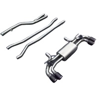 DZ Valvetronic Auspuff-Schalldämpfer für 540i 540 G30 G38 530i 3.0T B58 Edelstahl Catback Spiegelpoliert 3 Jahre Garantie